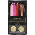 American Crafts S.W.A.K. Wax Seal Kit 6/Pkg - I Love You/XO
