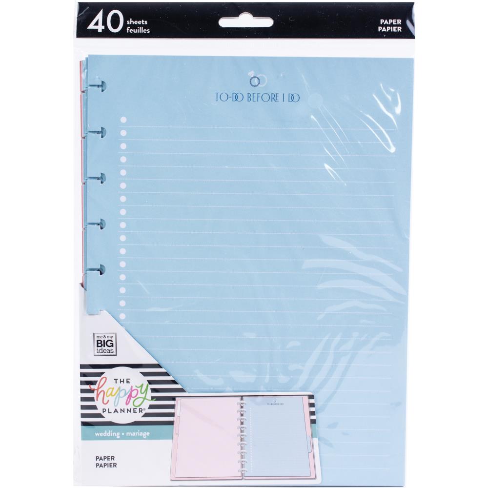 Classic Filler Paper - Wedding To Do
