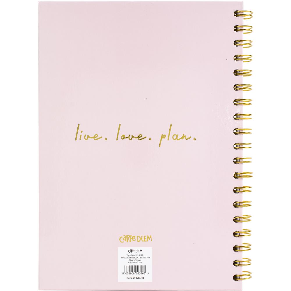 Carpe Diem Hardcover Notebook 6.9"X9.8" 80/Sheets