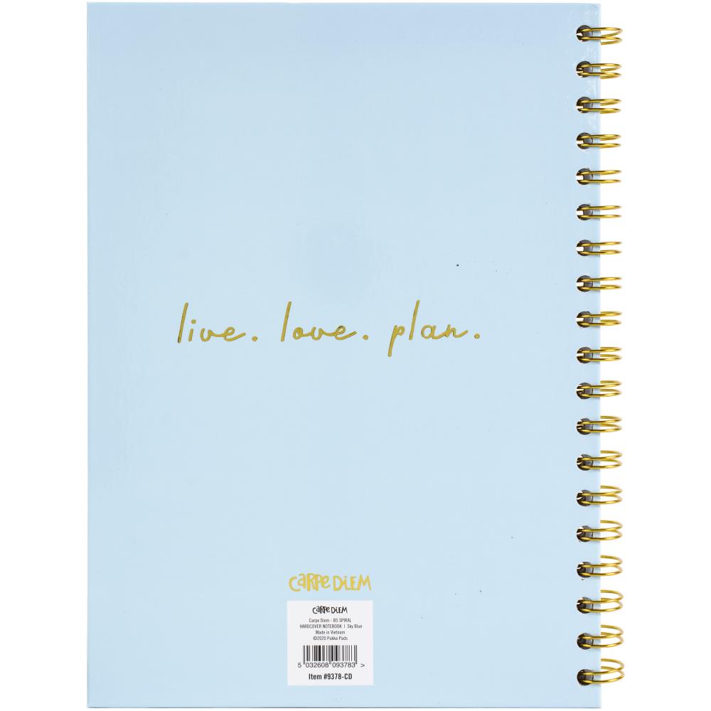 Carpe Diem Hardcover Notebook 6.9"X9.8" 80/Sheets