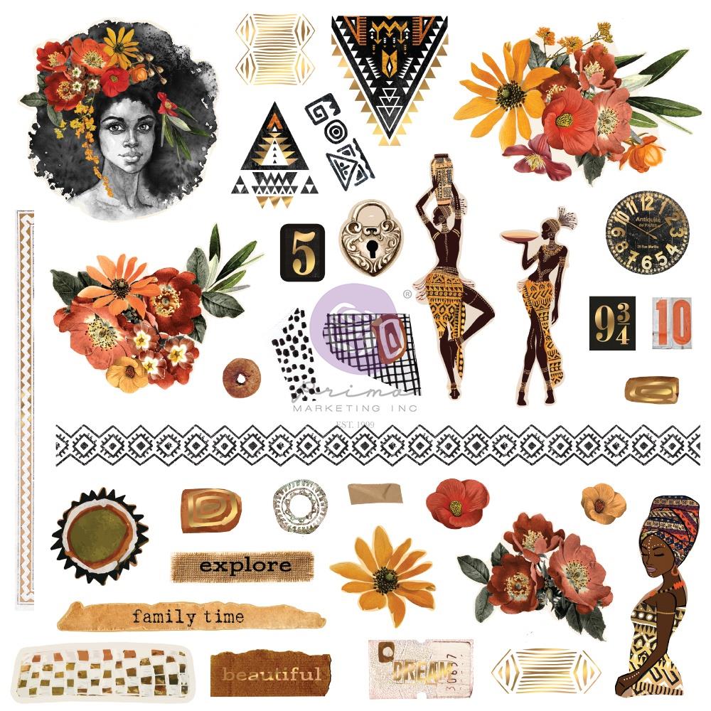 Diamond Cardstock Ephemera 35/Pkg