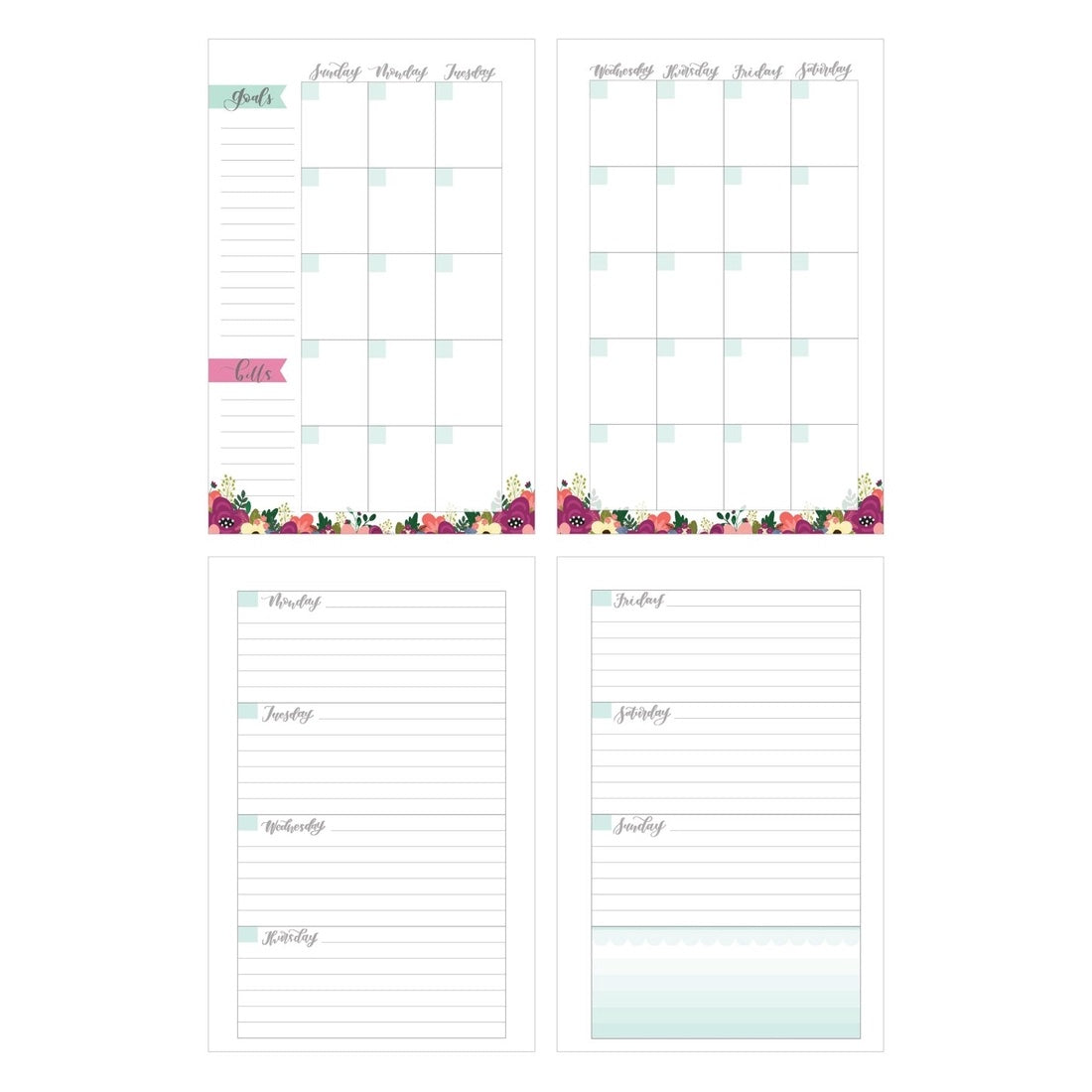 Mommy Lhey Mini 12 Month Undated Planner