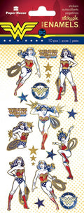 Wonder Woman Faux Enamel Sticker