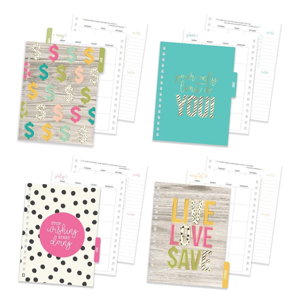 Carpe Diem Budget 12 Month Spiral Planner - Undated