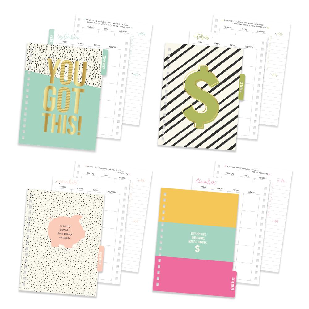 Carpe Diem Budget 12 Month Spiral Planner - Undated