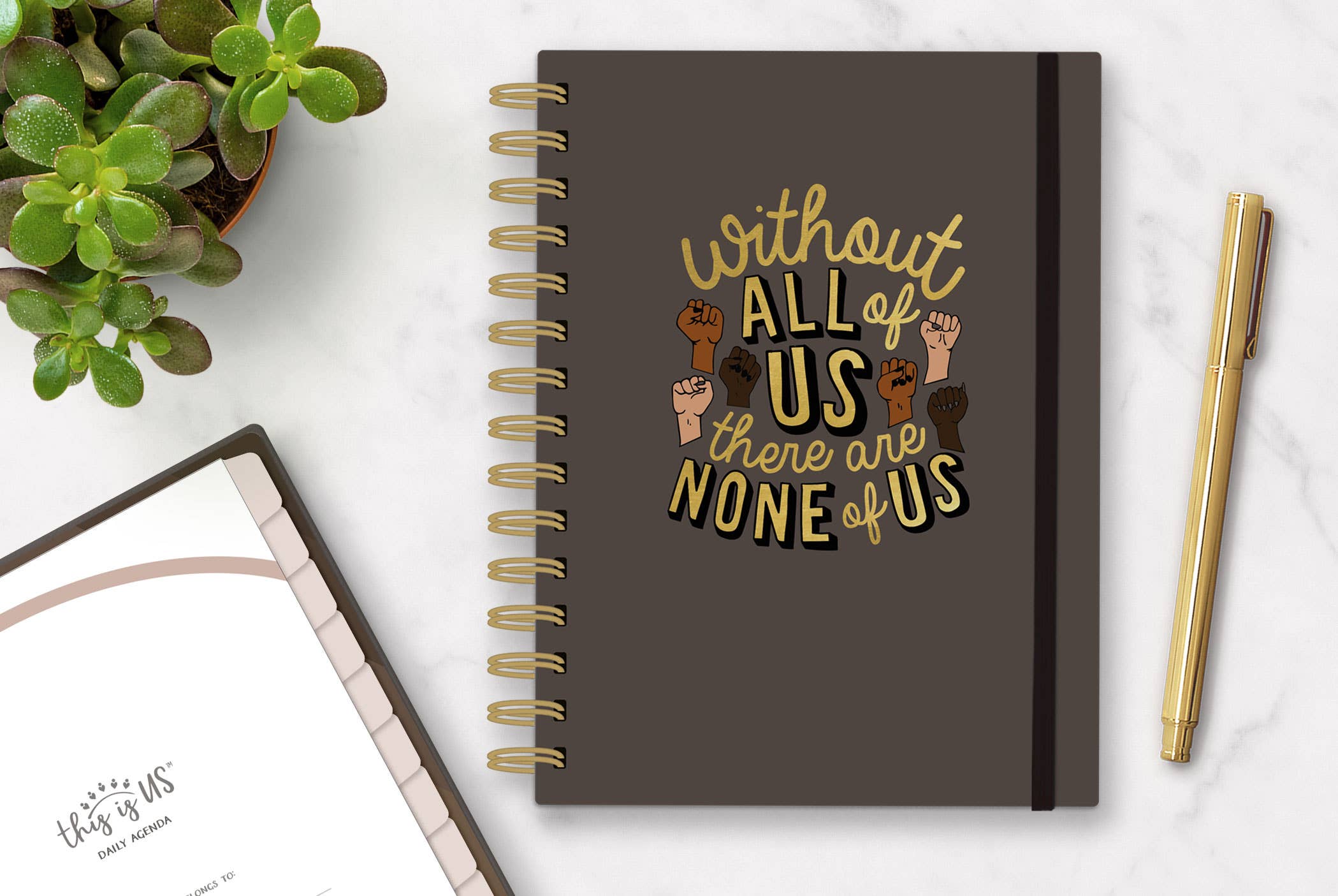 Without All of Us - 12 month undated planner organizer