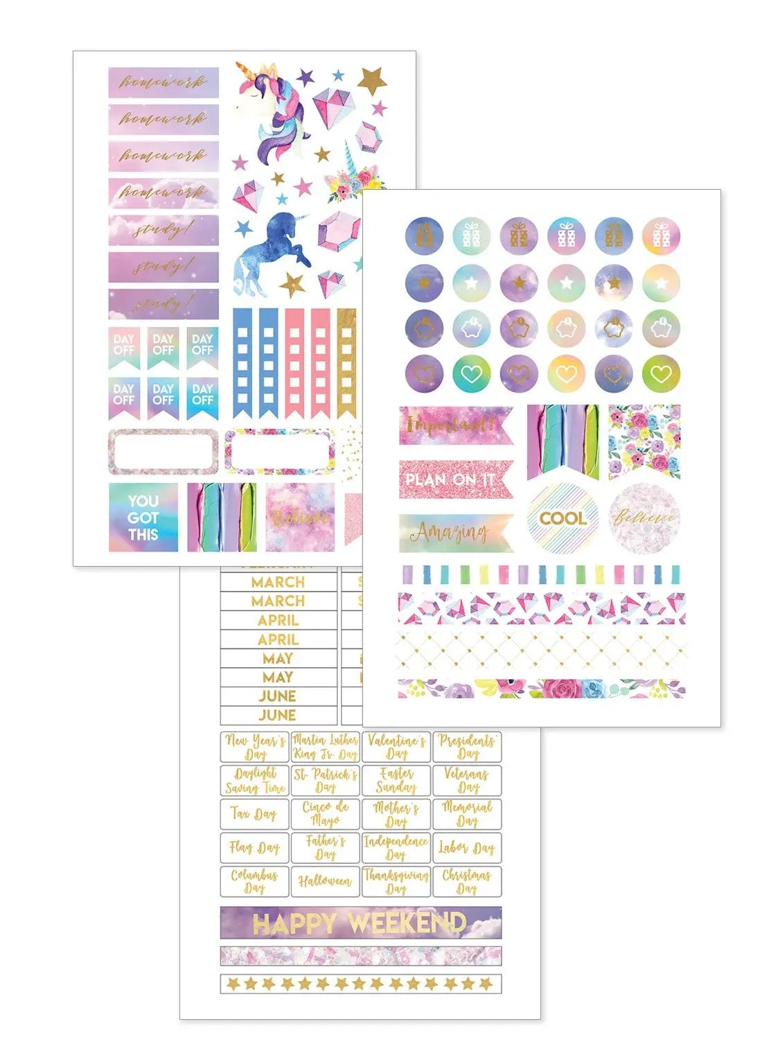 Student Mini 12 Month Undated Planner