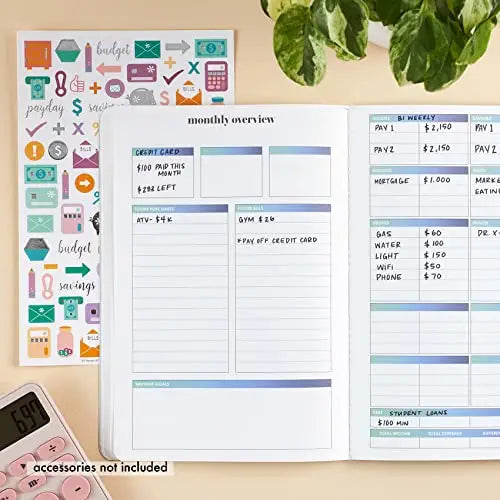 Budget Book Petite Planner - Colorblends