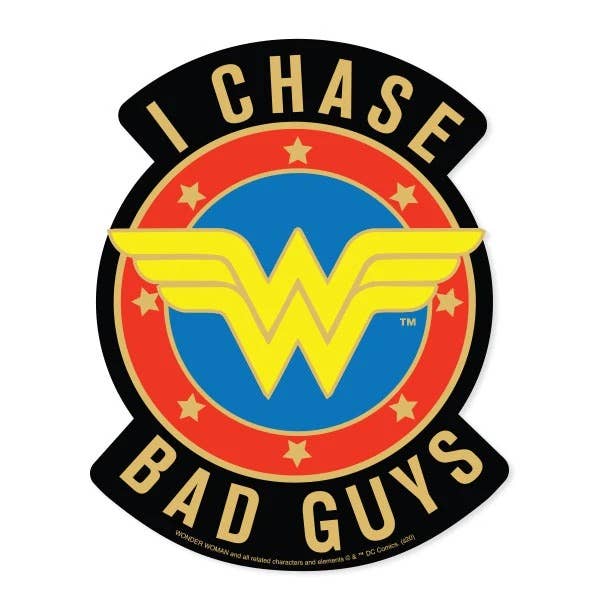 I Chase Bad Boys Vinyl Stickers