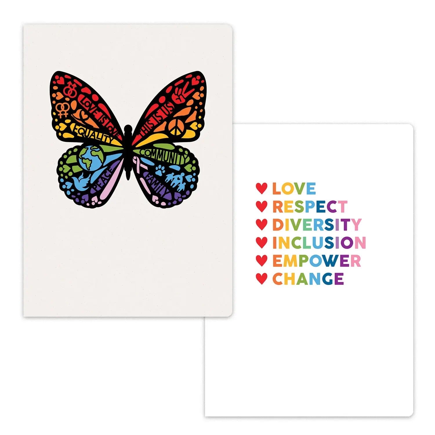 Shades of Love 2pk Notebooks