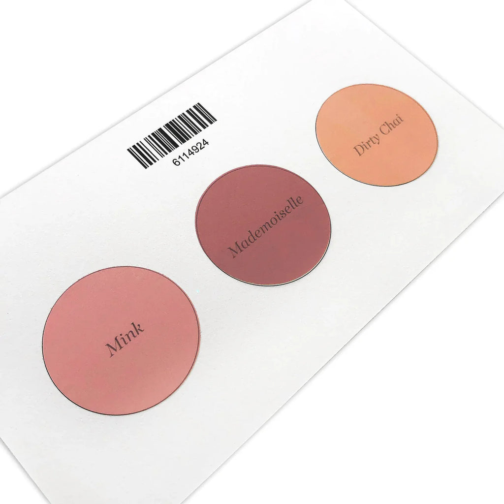 Circle Page Flag Trio | Palette Vol. 01 | Mink, Mademoiselle + Dirty Chai