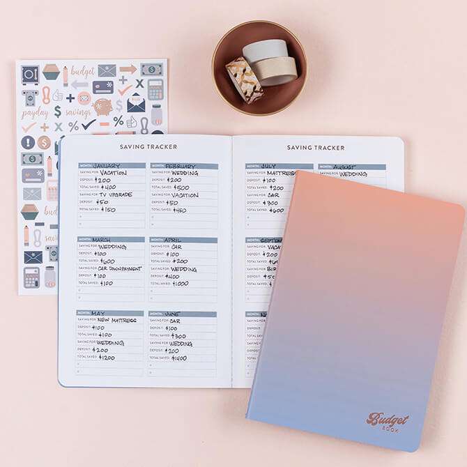 Budget Book Petite Planner - Colorblends