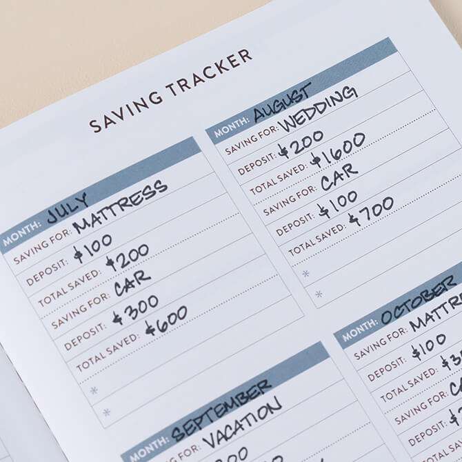 Budget Book Petite Planner - Colorblends