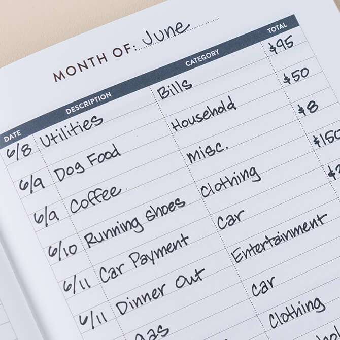 Budget Book Petite Planner - Colorblends