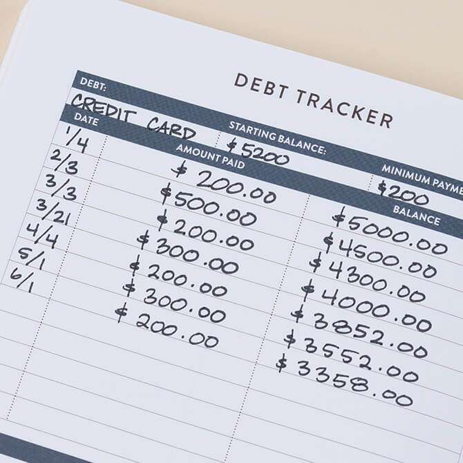 Budget Book Petite Planner - Colorblends