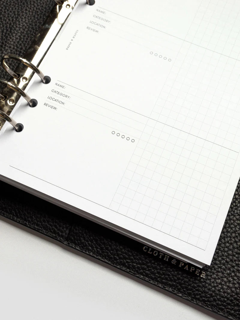 Experience Tracker Inserts - A5