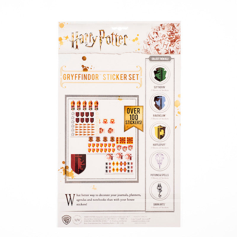 Harry Potter™ Gryffindor™ Sticker Sheet Set