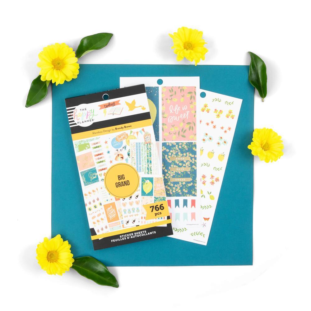 The Happy Planner x Marabou Design Value Pack Stickers - Life is Sweet - Big