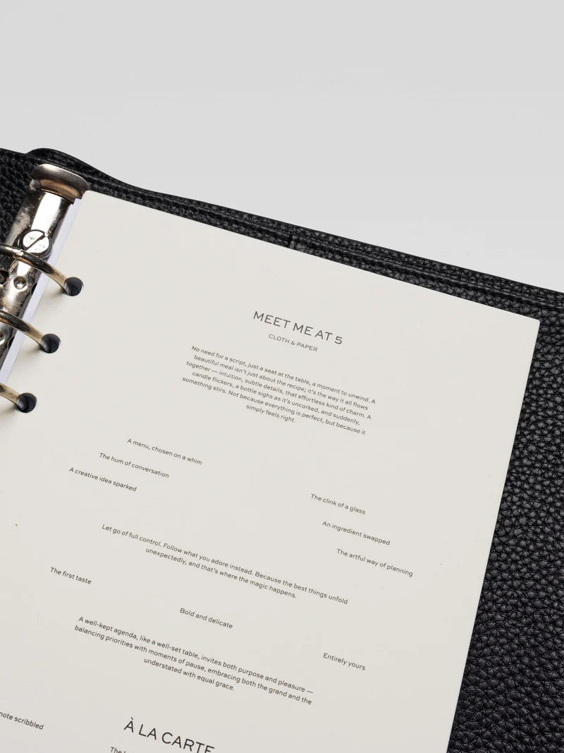 Meet Me At 5 Planner Dashboard - A5