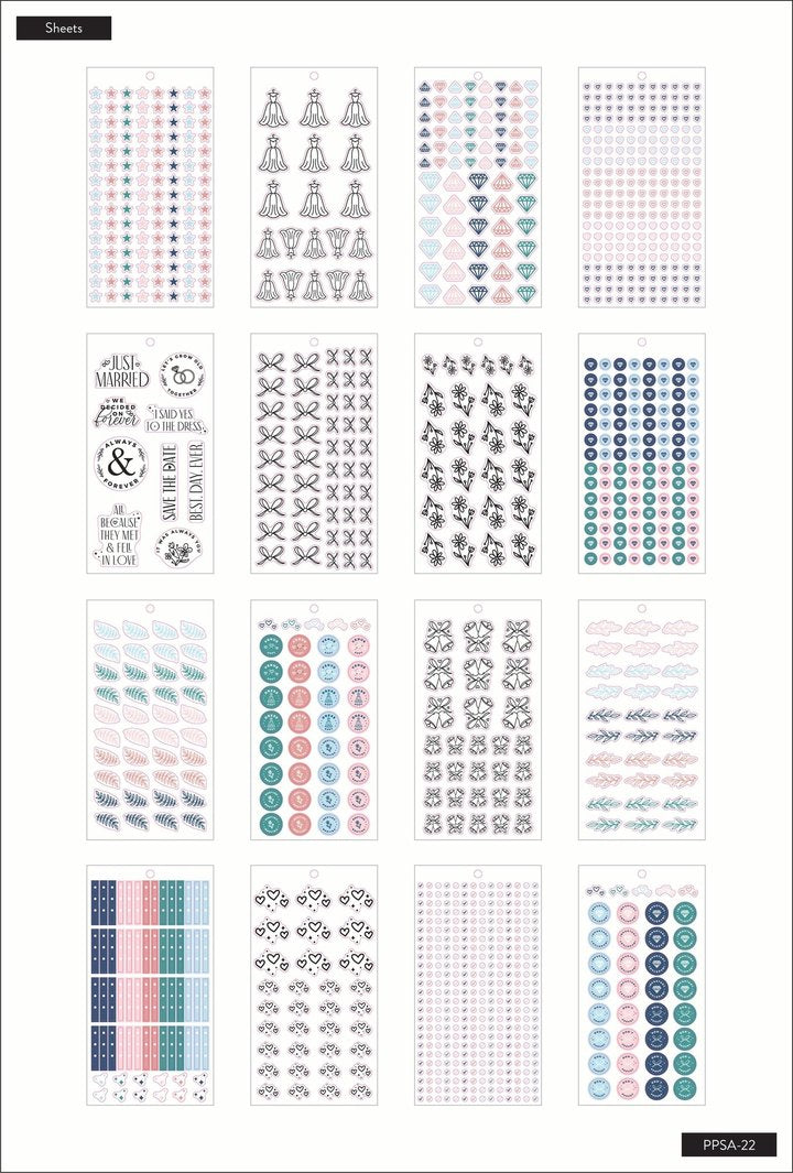 The Happy Planner Accessory Book - Wedding