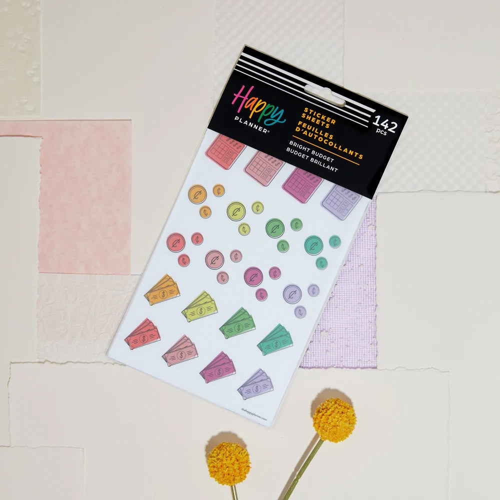 Bright Budget - 5 Sticker Sheets