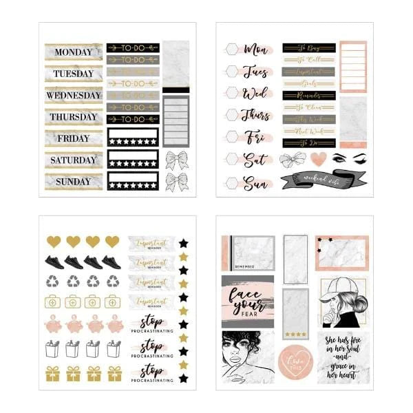 Glamorous Girls Mini Sticker Book