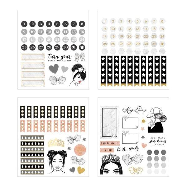 Glamorous Girls Mini Sticker Book