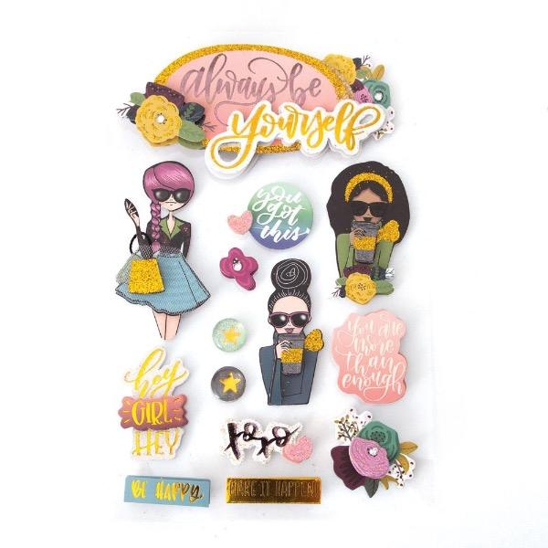 Be Yourself 3D Sticker