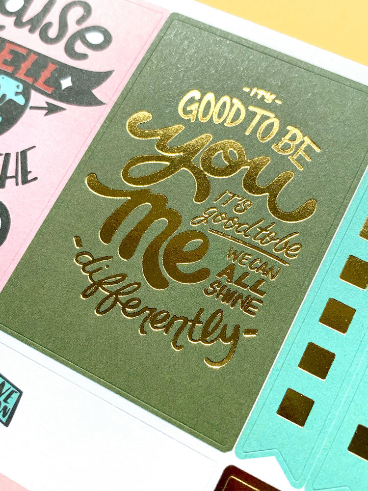 Hustle For Justice Weekly Kit Planner Stickers