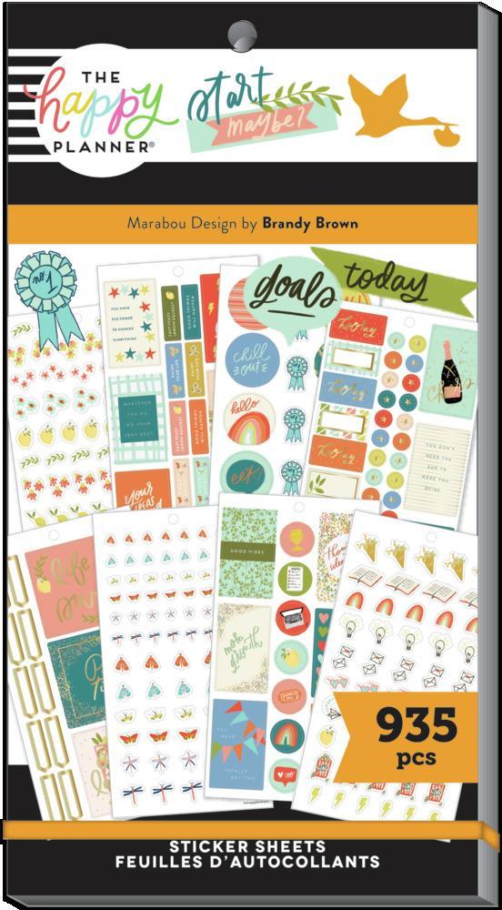 The Happy Planner x Marabou Design Value Pack Stickers - Life is Sweet