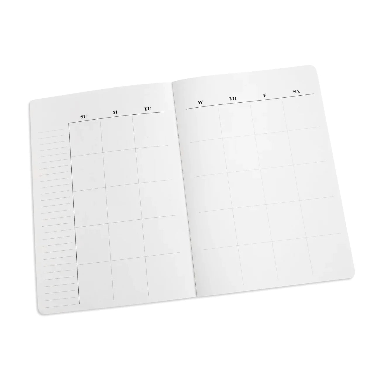 Cloth & Paper Undated Monthly Calendar Notebook | A5
