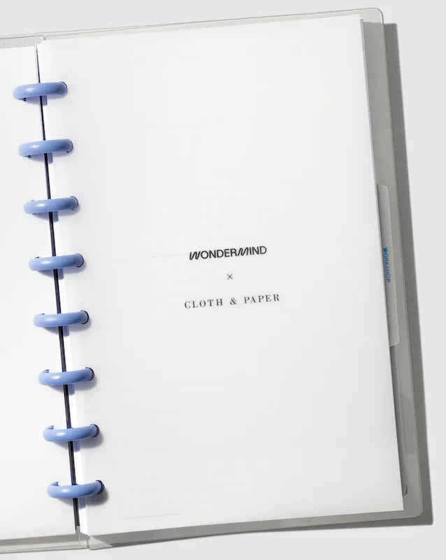 Wondermind X Cloth & Paper Wellness Planner