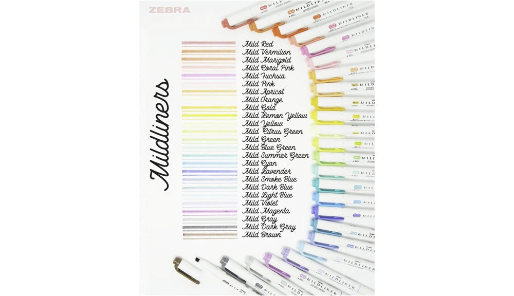 Zebra Mildliner - Singles