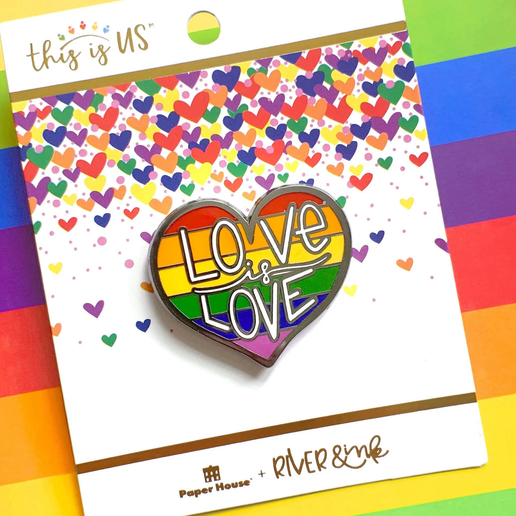 Love is Love Enamel Pin