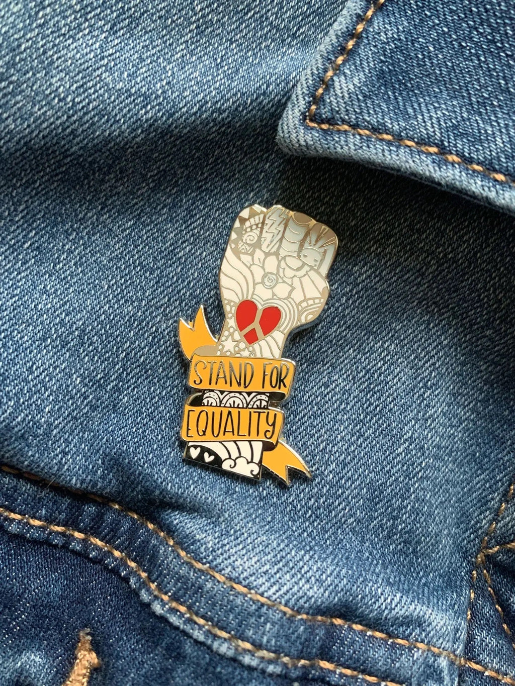 Stand for Equality Enamel Pin