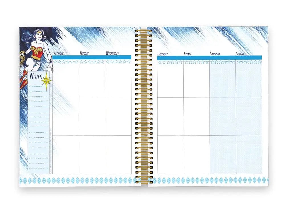 Wonder Woman 12 Month Undated Planner