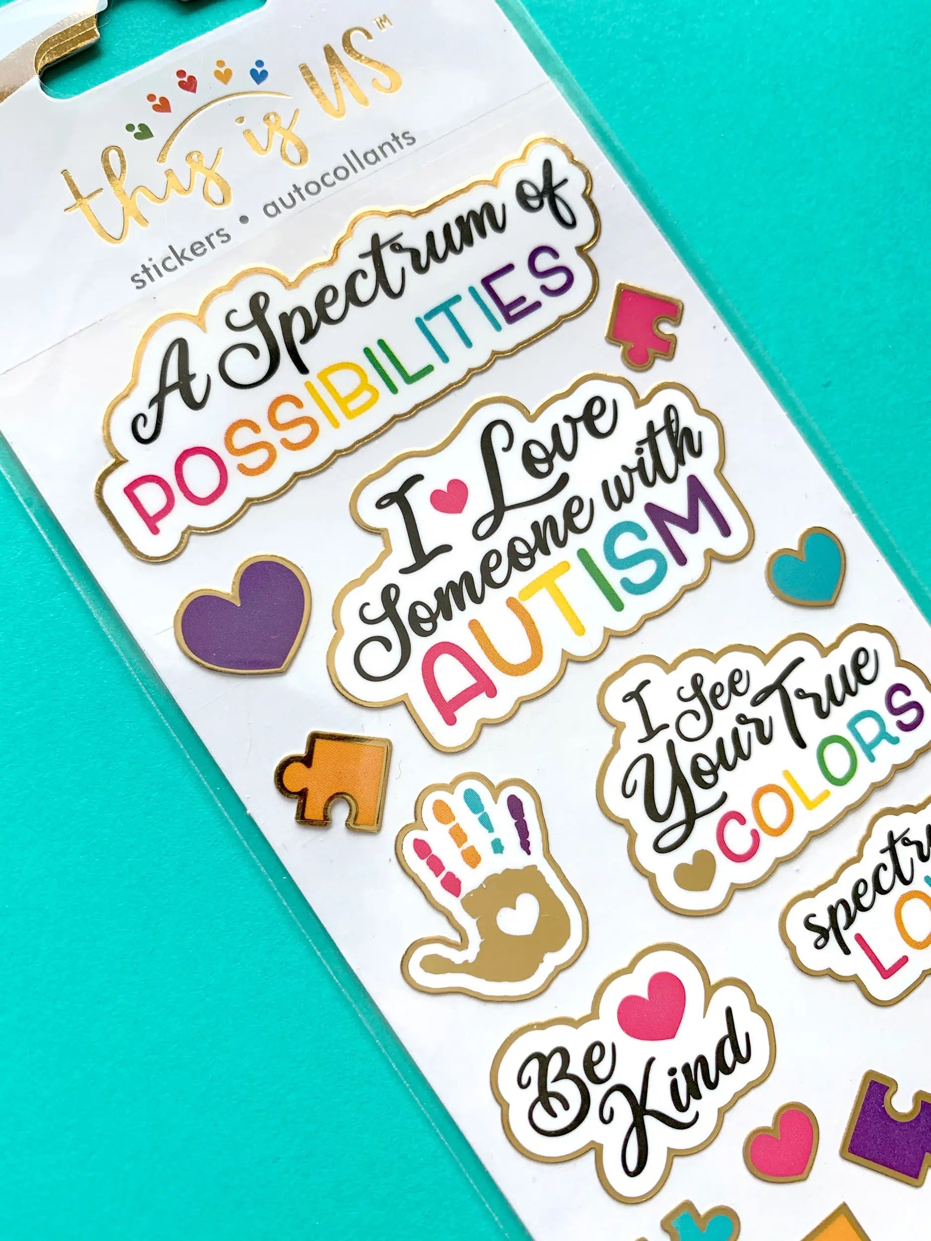 Autism Faux Enamel Sticker