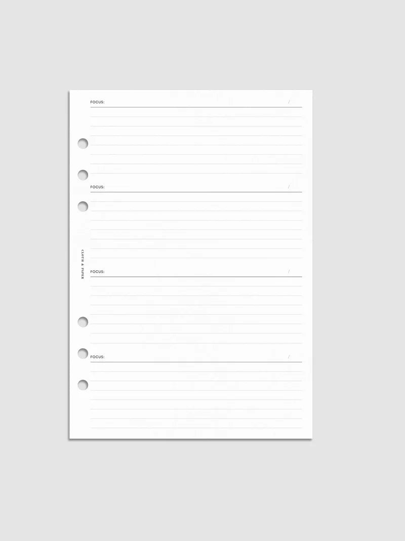 Everyday Journaling Inserts - A5