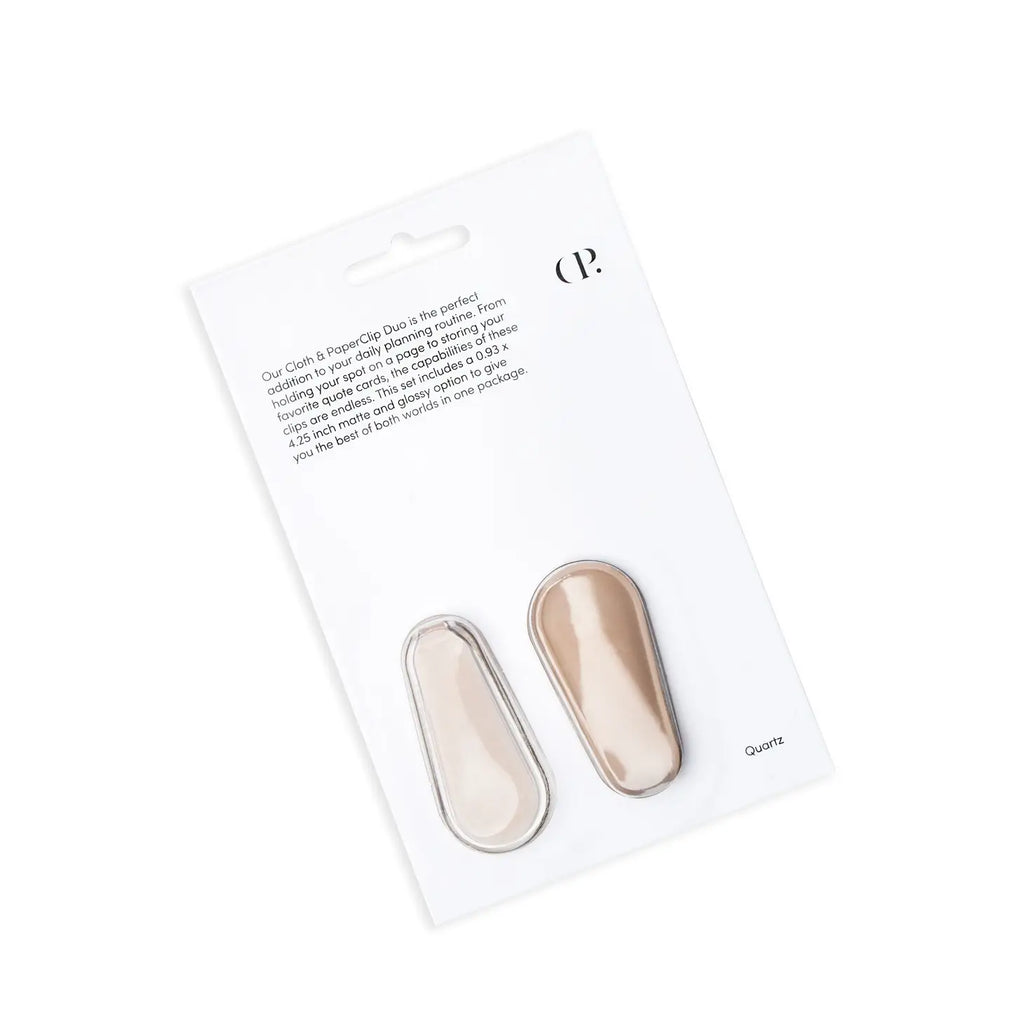 Cloth & Paperclip Duo