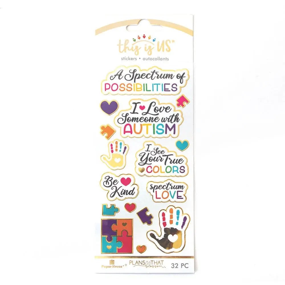 Autism Faux Enamel Sticker