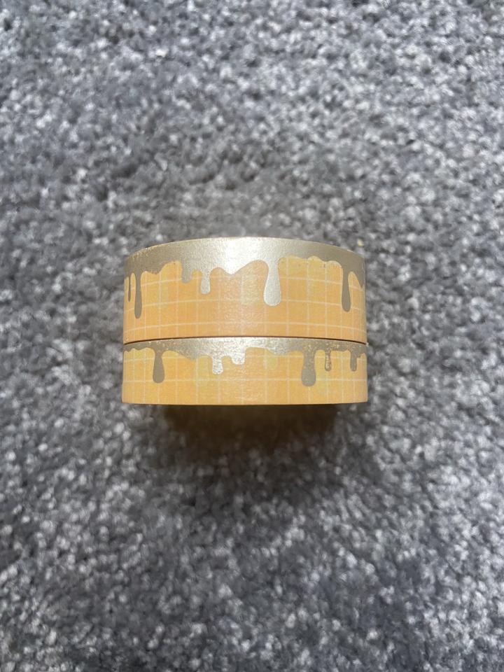 Grid Drip Washi - Assorted Colors 15/10mm Set of Two