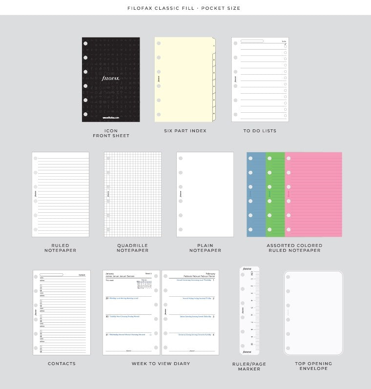 Domino Luxe Pocket Organizer 2022