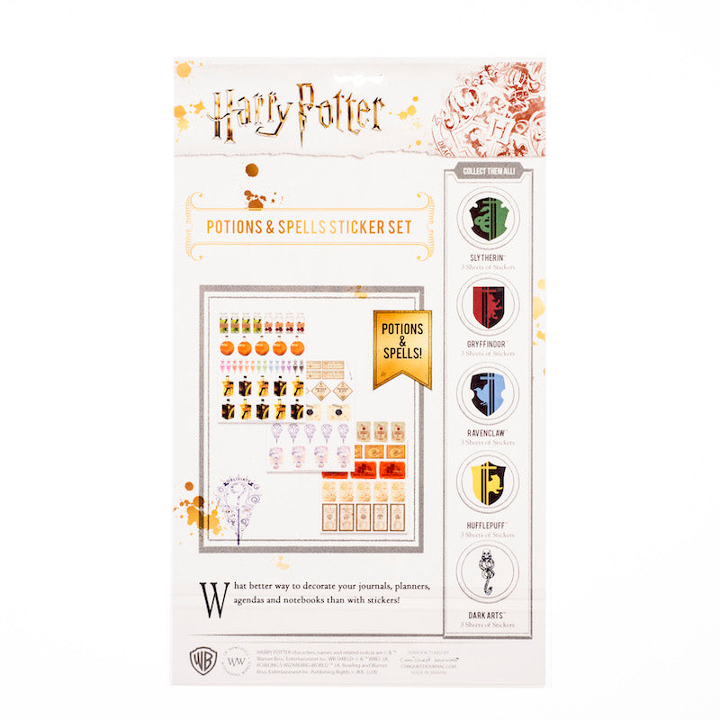 Harry Potter™ Potions And Spells Sticker Sheet Set